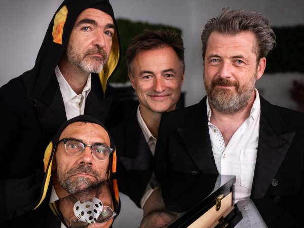 Leue met Dimitri Leue, Benjamin Boutreur, Antoon Offeciers en Steven Van Gool - Lodewijk de Koningspinguïn (foto © Peter Claeys)