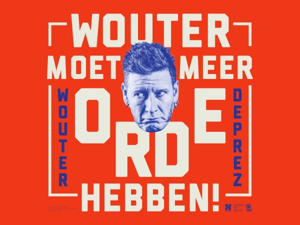 Wouter Deprez - Wouter moet meer orde hebben! (beeld © Jonas Lampens & Pjotr)